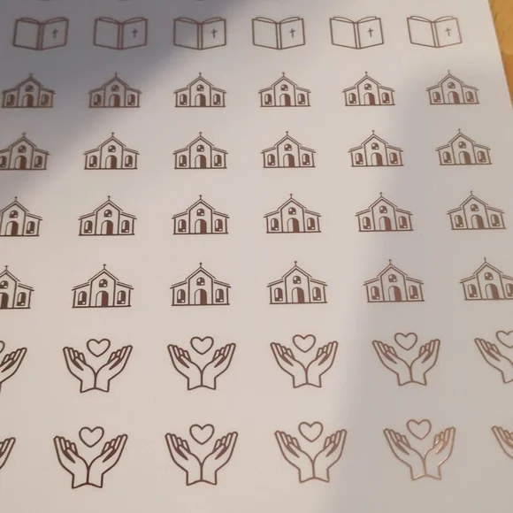 Happy Planner Classic Sticker Sheets - Faith - Picture 6 of 10